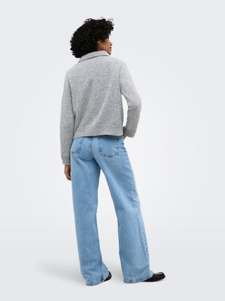 Bestseller / Damen-Strick / ONLALIVIA LS POLO CARDIGAN KNT