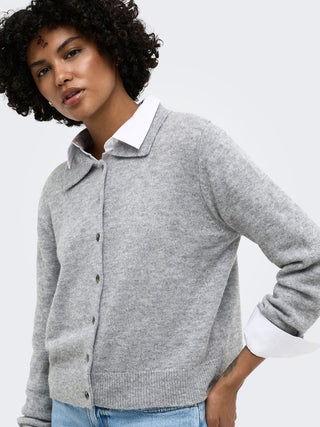 Bestseller / Damen-Strick / ONLALIVIA LS POLO CARDIGAN KNT