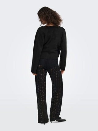 Bestseller / Damen-Strick / ONLLIVA LS V-NECK WRAP KNT