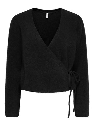 Bestseller / Damen-Strick / ONLLIVA LS V-NECK WRAP KNT