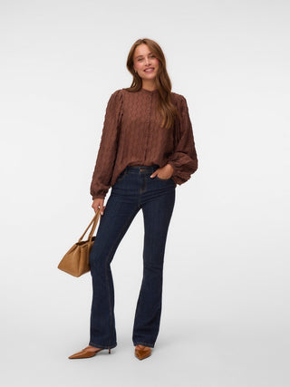 Bestseller / Damen-Bluse / VMMYLA L/S SHIRT WVN BTQ