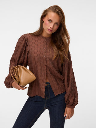 Bestseller / Damen-Bluse / VMMYLA L/S SHIRT WVN BTQ