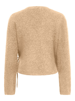 Bestseller / Damen-Strick / ONLLIVA LS V-NECK WRAP KNT