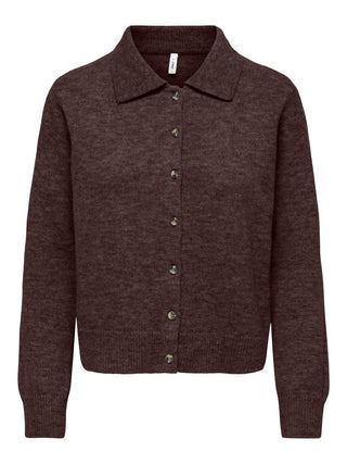 Bestseller / Damen-Strick / ONLALIVIA LS POLO CARDIGAN KNT