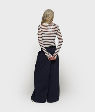 10 Days / Damen-Shirt / mesh tee stripes