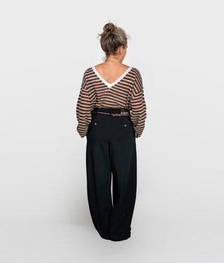 10 Days / Damen-Strick / thin v-neck knit sweater