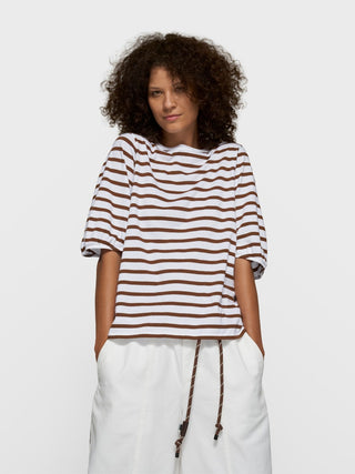 10 Days / Damen-Shirt / Balloon tee stripe