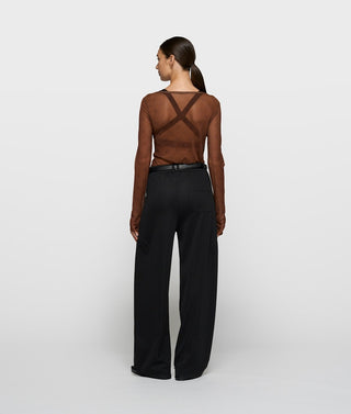 10 Days / Damen-Shirt / mesh long sleeve monogram