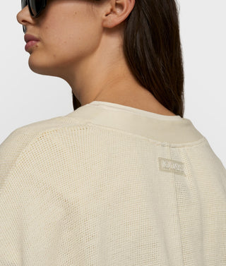 10 Days / Damen-Strick / v-neck cardigan mesh