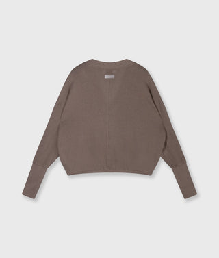 10 Days / Damen-Strick / v-neck cardigan mesh