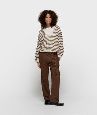 10 Days / Damen-Strick / thin v-neck knit sweater