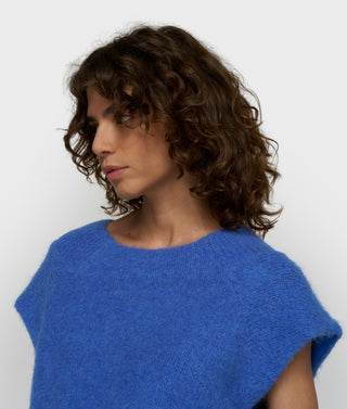 10 Days / Damen-Tops / balloon hairy knit top