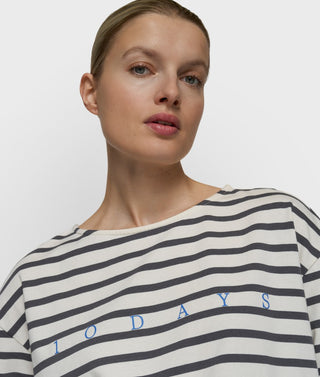 10 Days / Damen-Tops / boat neck top stripes
