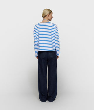 10 Days / Damen-Tops / boat neck top stripes