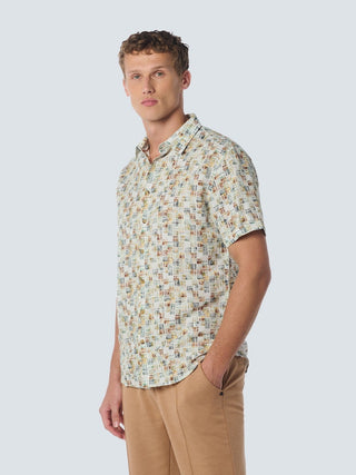 NO EXCESS / Herren-Shirt / Shirt Short Sleeve Allover Printed