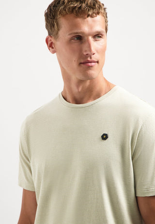NO EXCESS / Herren-Shirt / T-Shirt Crewneck Melange Jacquard S