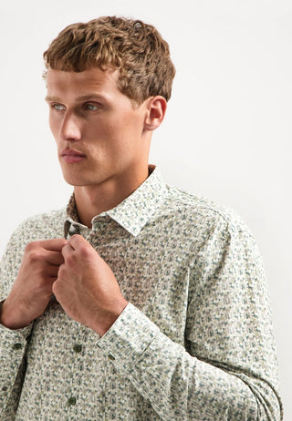 NO EXCESS / Herren-Shirt / Shirt Stretch Allover Printed