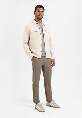 NO EXCESS / Herren-Shirt / Overshirt Full Button Stretch