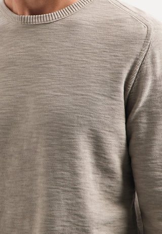 NO EXCESS / Herren-Sweat / Pullover Crewneck Garment Dyed + St