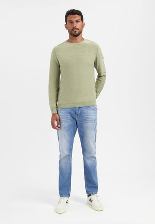 NO EXCESS / Herren-Sweat / Pullover Crewneck Garment Dyed + St