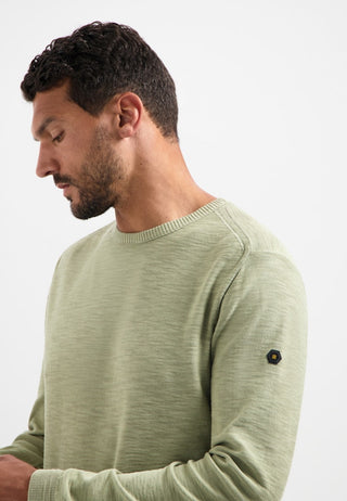 NO EXCESS / Herren-Sweat / Pullover Crewneck Garment Dyed + St