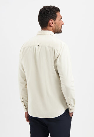 NO EXCESS / Herren-Shirt / Shirt Solid Fine Herringbone
