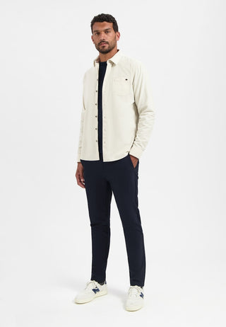 NO EXCESS / Herren-Shirt / Shirt Solid Fine Herringbone