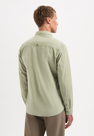 NO EXCESS / Herren-Shirt / Shirt Solid Fine Herringbone