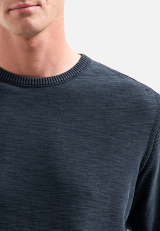 NO EXCESS / Herren-Sweat / Pullover Crewneck Garment Dyed + St