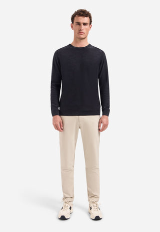 NO EXCESS / Herren-Sweat / Pullover Crewneck Garment Dyed + St