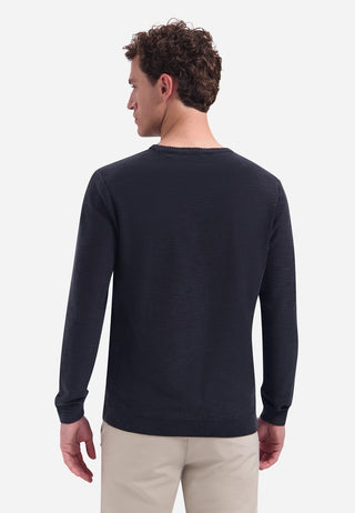 NO EXCESS / Herren-Sweat / Pullover Crewneck Garment Dyed + St