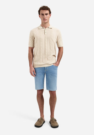 NO EXCESS / Herren-Shirt / Pullover Short Sleeve Polo Relief