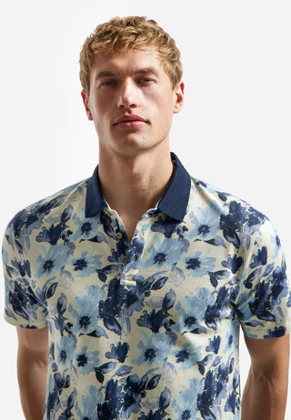 NO EXCESS / Herren-Shirt / Polo Short Sleeve Printed