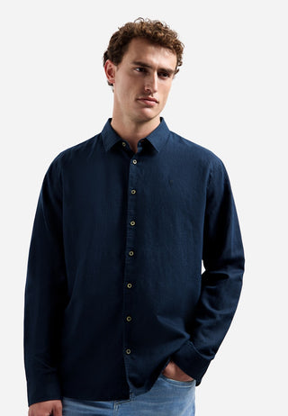 NO EXCESS / Herren-Shirt / Shirt With Linen