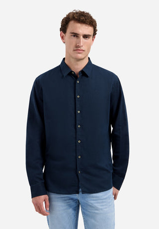 NO EXCESS / Herren-Shirt / Shirt With Linen