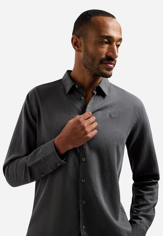 NO EXCESS / Herren-Shirt / Shirt With Linen