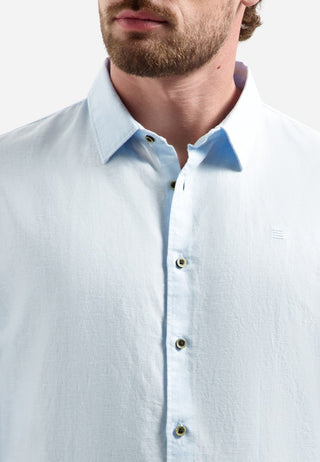 NO EXCESS / Herren-Shirt / Shirt With Linen