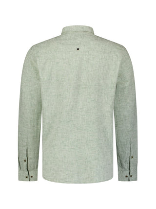 NO EXCESS / Herren-Shirt / Shirt Two Tone With Linen