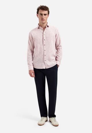 NO EXCESS / Herren-Shirt / Shirt Two Tone With Linen
