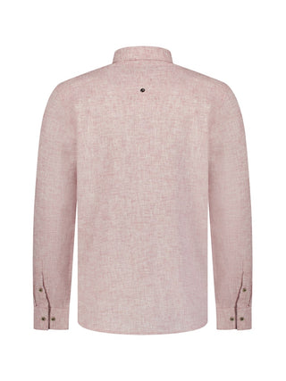 NO EXCESS / Herren-Shirt / Shirt Two Tone With Linen