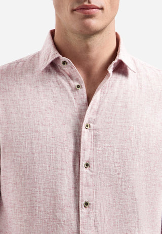 NO EXCESS / Herren-Shirt / Shirt Two Tone With Linen