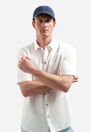 NO EXCESS / Herren-Shirt / Shirt Short Sleeve With Linen