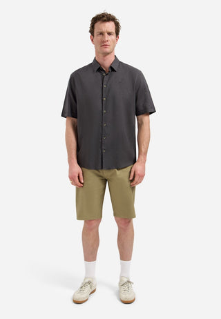 NO EXCESS / Herren-Shirt / Shirt Short Sleeve With Linen