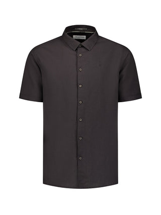 NO EXCESS / Herren-Shirt / Shirt Short Sleeve With Linen