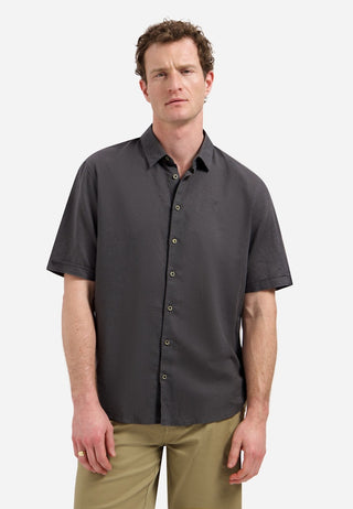 NO EXCESS / Herren-Shirt / Shirt Short Sleeve With Linen