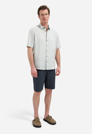 NO EXCESS / Herren-Shirt / Shirt Short Sleeve With Linen