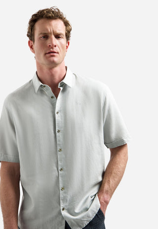 NO EXCESS / Herren-Shirt / Shirt Short Sleeve With Linen
