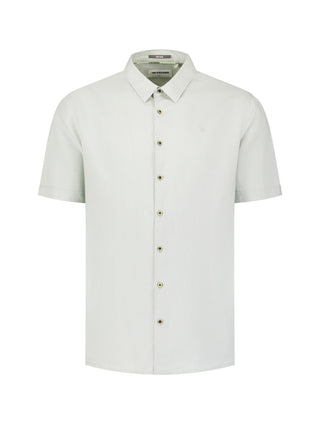 NO EXCESS / Herren-Shirt / Shirt Short Sleeve With Linen