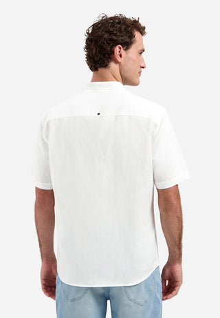 NO EXCESS / Herren-Shirt / Shirt Short Sleeve Granddad With Li