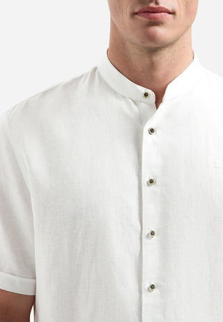 NO EXCESS / Herren-Shirt / Shirt Short Sleeve Granddad With Li